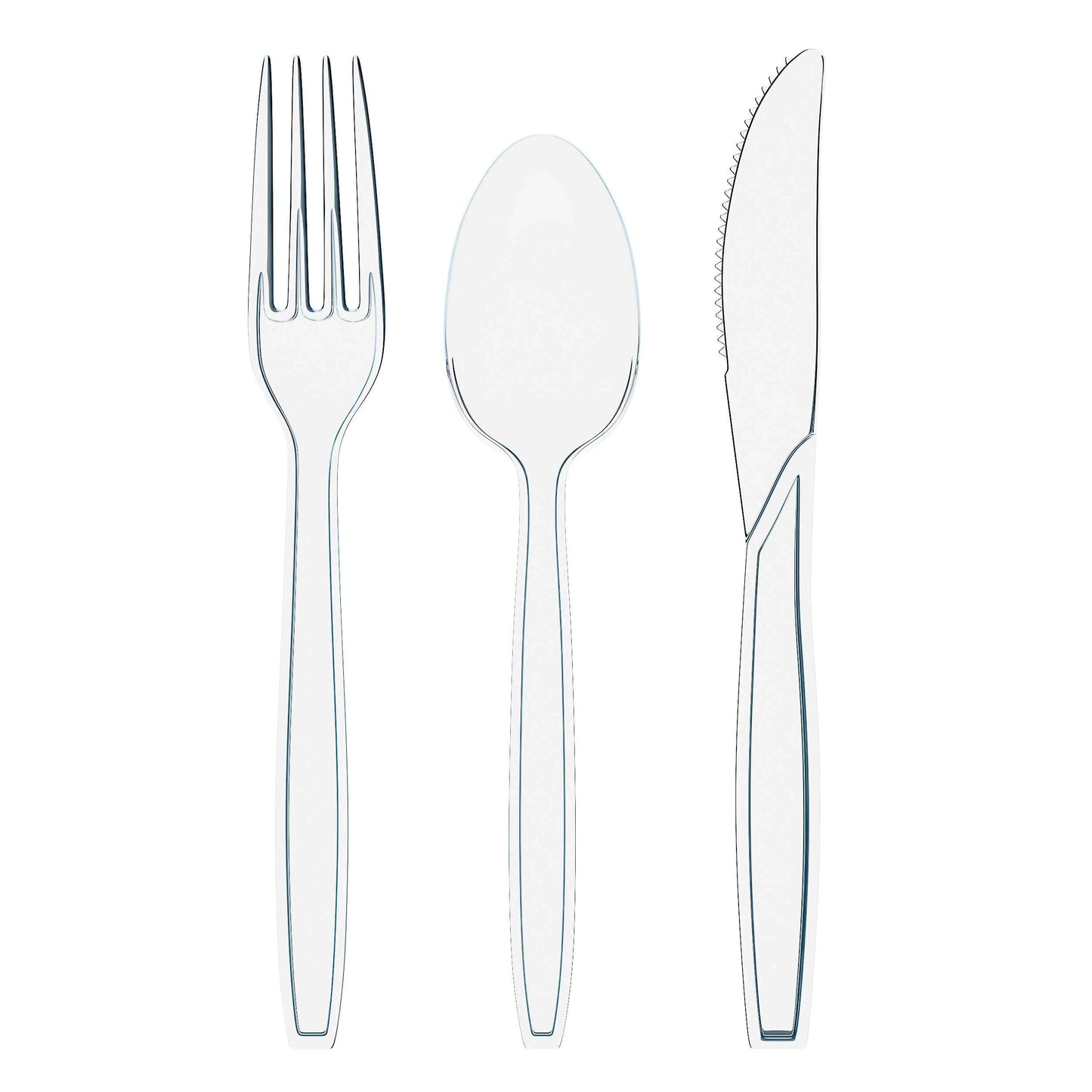 Clear Cutlery Caddy Combo - Floral