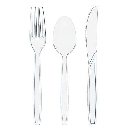 Clear Cutlery Caddy Combo - Floral