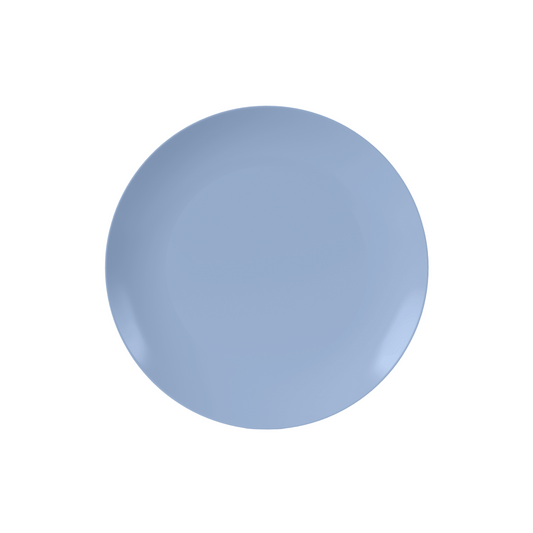 8 In. Chambray Blue Plates 10 Count