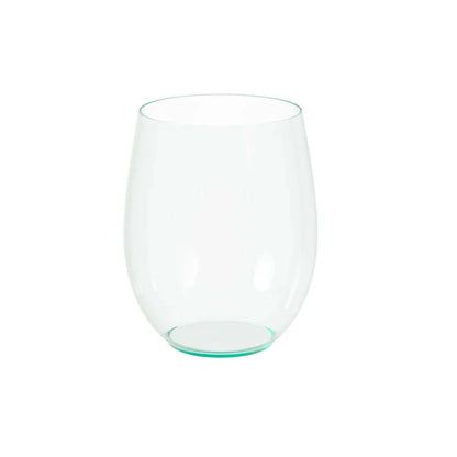 12 Oz. Green Tinted Wine Tumblers | 48 Count