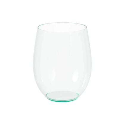 16 Oz. Green Tinted Wine Tumblers | 48 Count