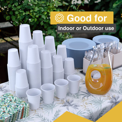 12 Oz. White Paper Cups | 20 Count
