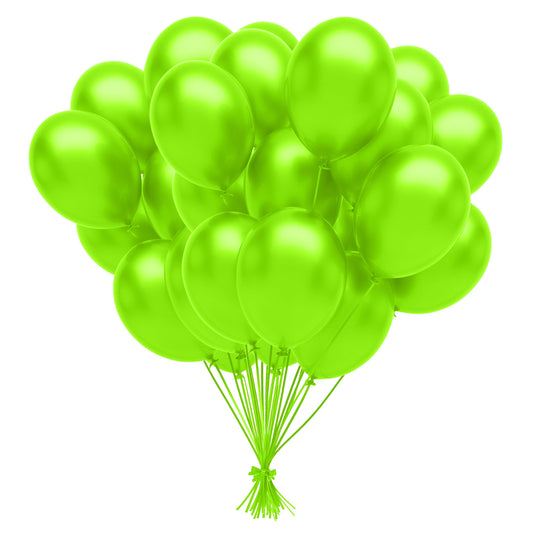 12 In. Lime Green Balloons | Case of 3600