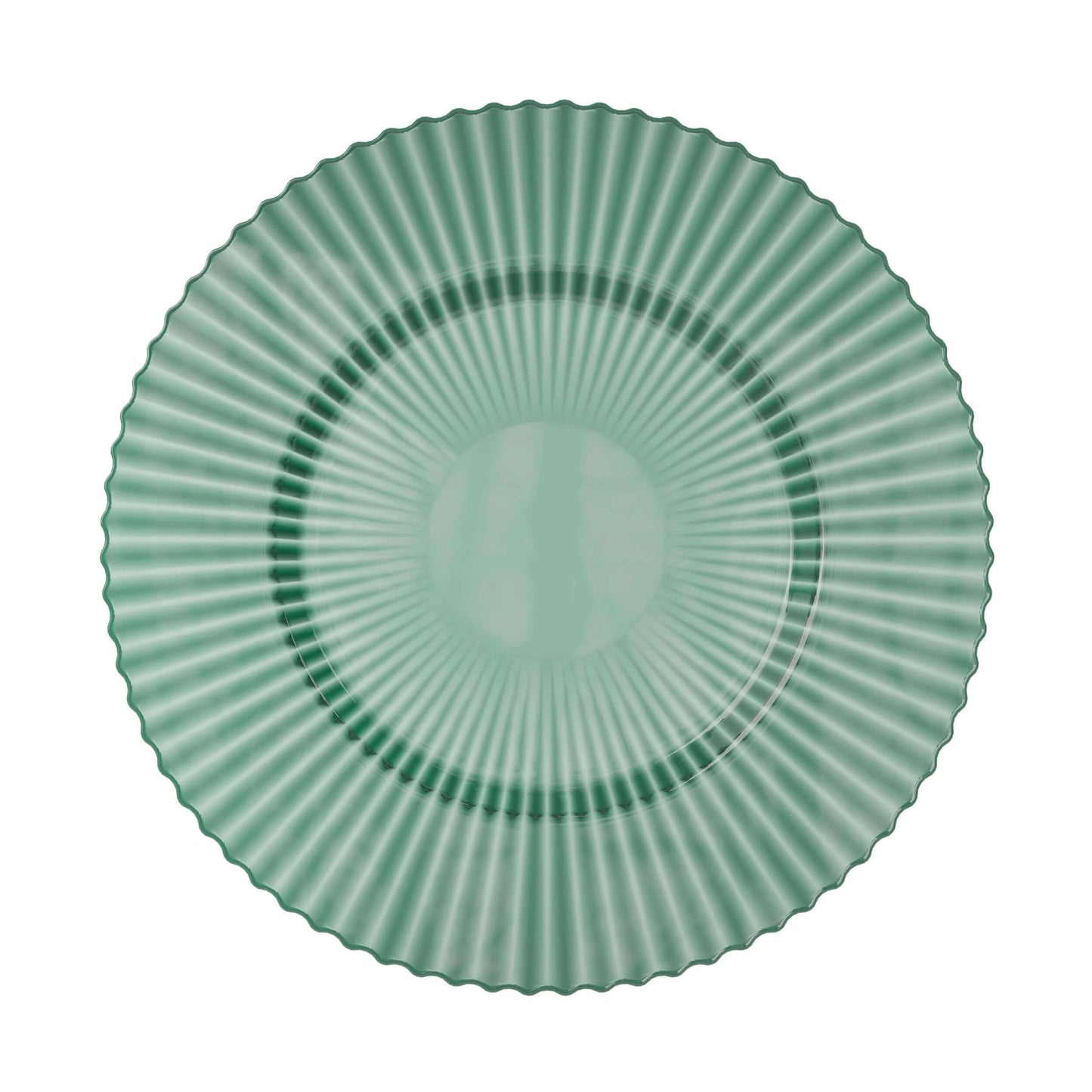 11 In. Emerald Gemstone Plastic Plates | 120 Count