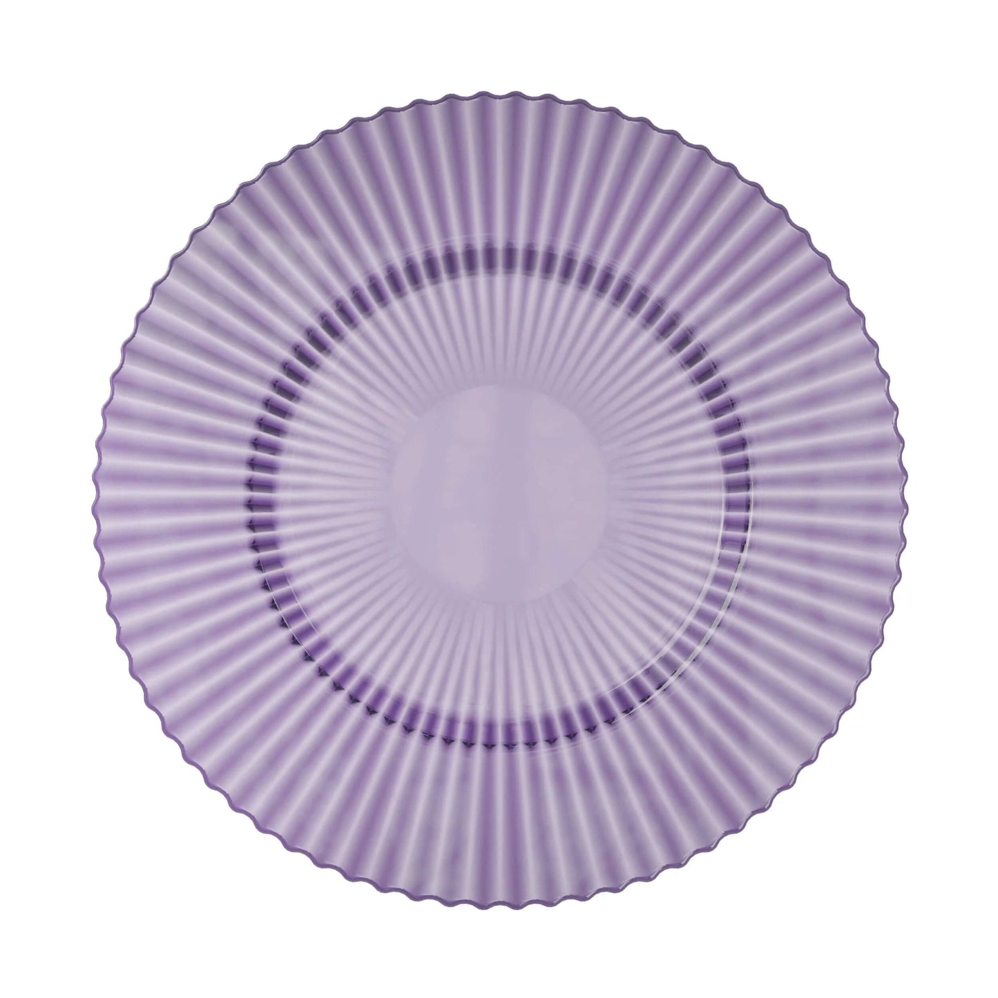 11 In. Amethyst Gemstone Plastic Plates | 120 Count