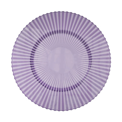 11 In. Amethyst Gemstone Plastic Plates | 120 Count