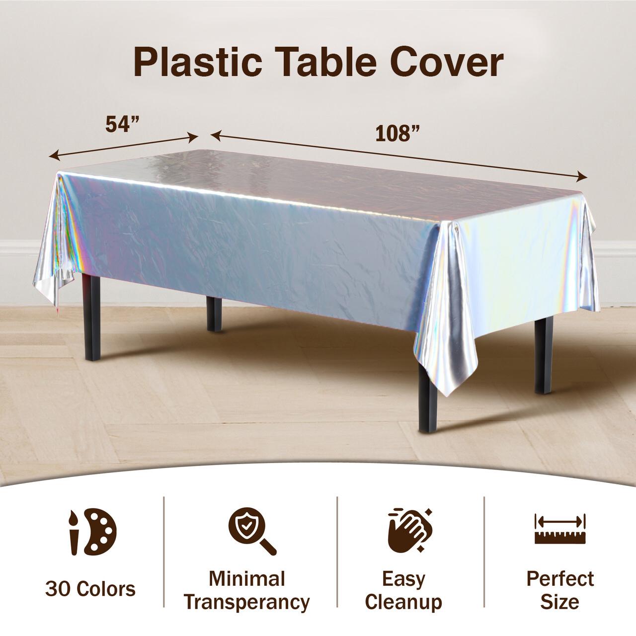 Iridescent Table Cover - | Case of 48