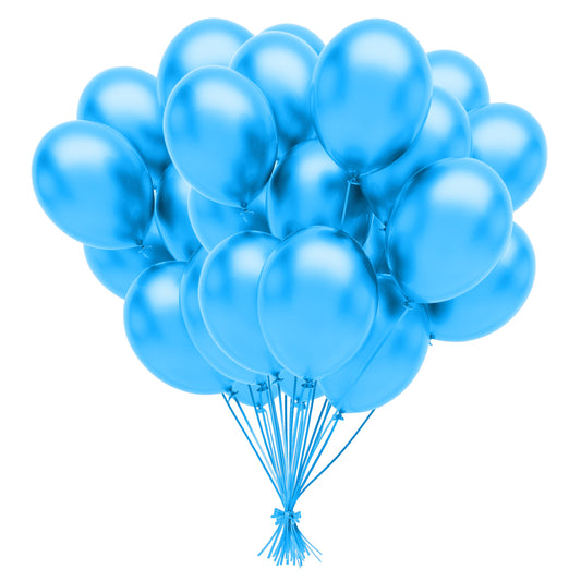 12 In. Sky Blue Balloons | Case of 3600