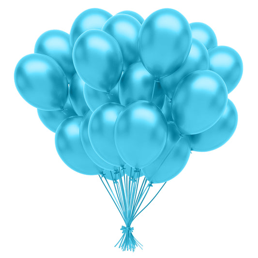 12 In. Turquoise Balloons | Case of 3600