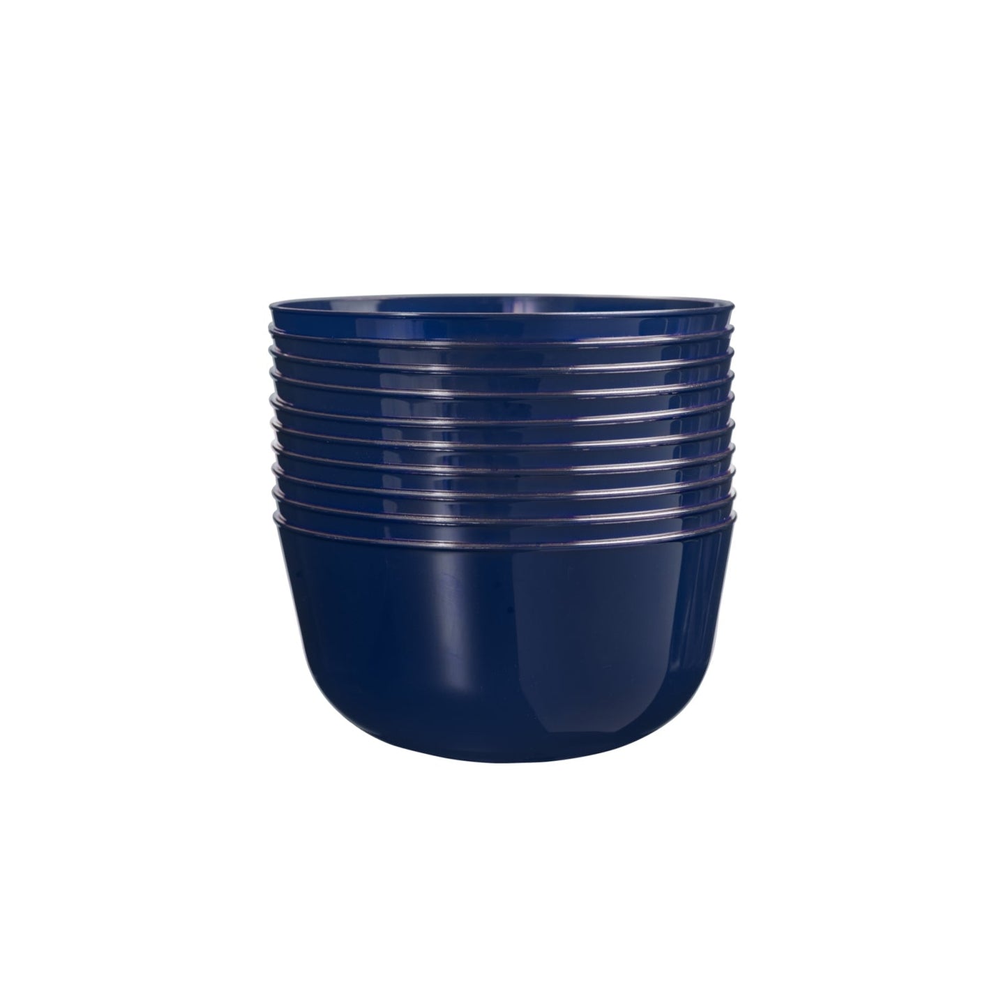 Classic Navy Design Plastic Bowls | 120 Count