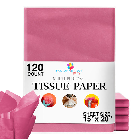 Cerise Tissue Paper 15"" x 20"" | 120 Sheets