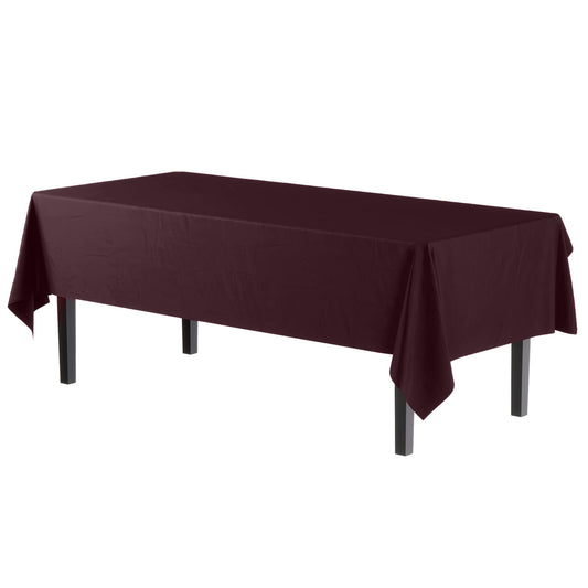 Brown Plastic Table Cover | Case of 48