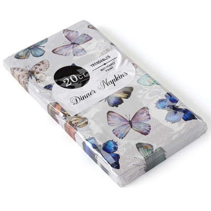 Butterfly Print Dinner Napkins | 720 Count