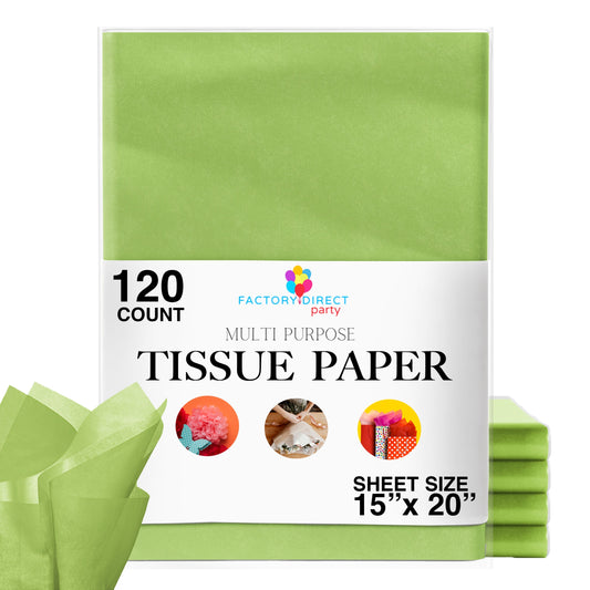 Lime Tissue Paper 15"" x 20"" | 120 Sheets