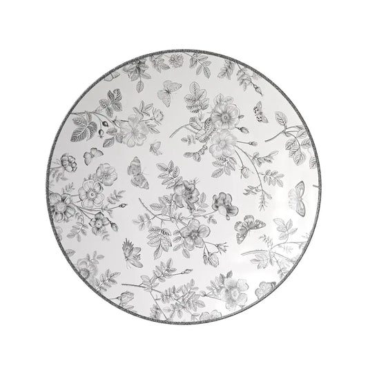 10" Classic Botanical Design Plastic Plates (10)