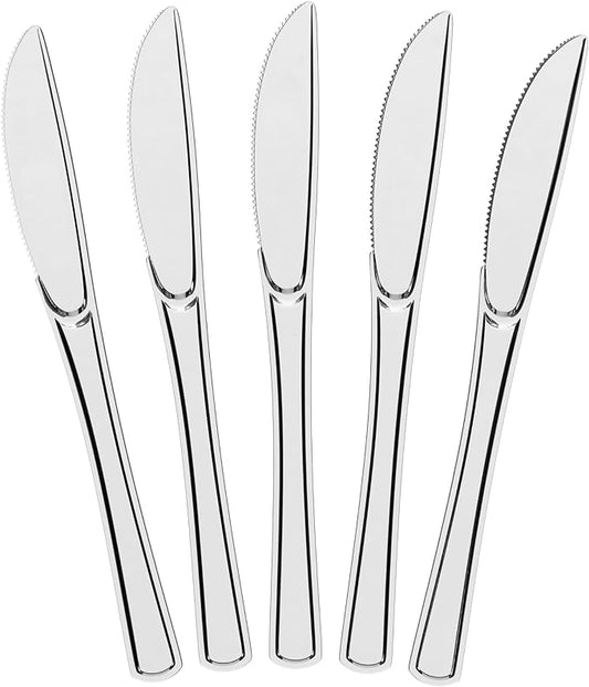 Heavy Duty Clear Plastic Knives | Case of 1200