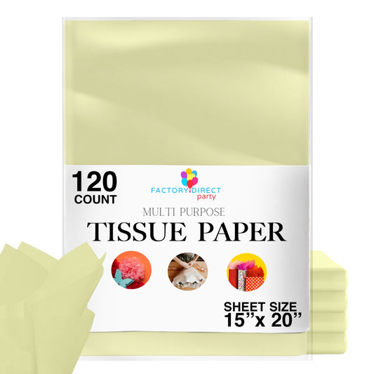 Ivory Tissue Paper 15"" x 20"" | 120 Sheets