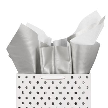 Silver Tissue Paper 15"" x 20"" | 120 Sheets