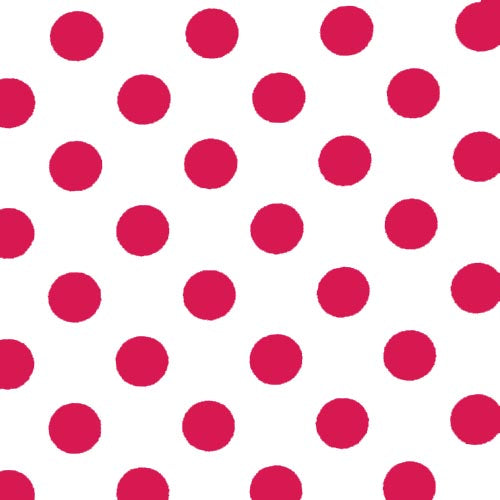 Red Polka Dot Plastic Table Cover | Case of 48