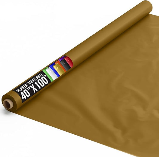 40 In. x 100 Ft. Gold Table Roll | Case of 6