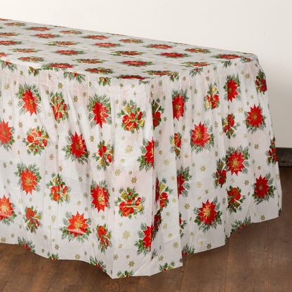 Holiday Printed Table Skirt 14'x29"