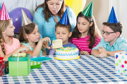 54 In. X 100 Ft. Select A Size Table Cover | Blue Gingham