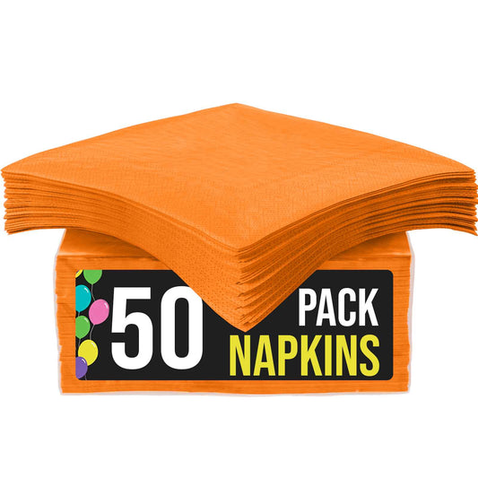 Orange Beverage Napkins | Case of 3600