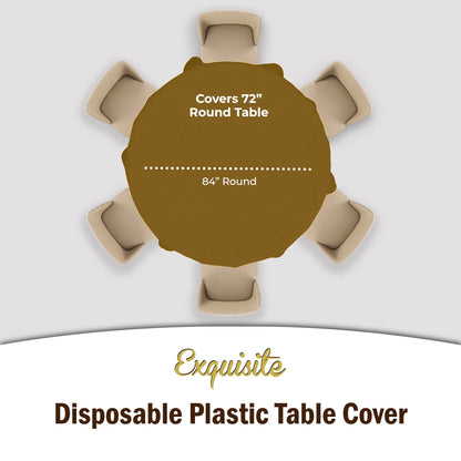 Premium Round Gold Table Cover | Case of 96