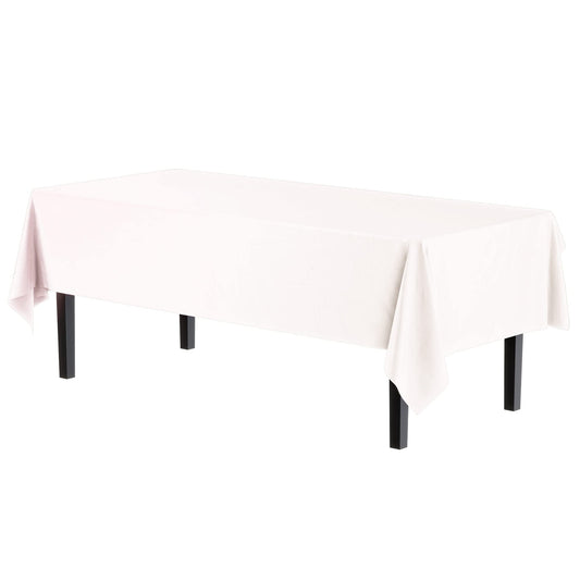 White Plastic Table Cover | Case of 48