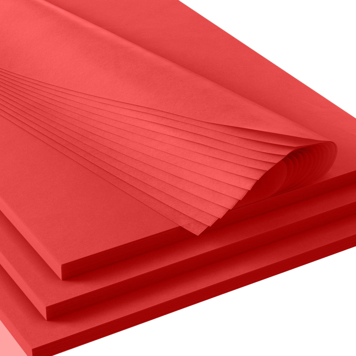 Red Sheetsd Paper 20 In. x 30 In. Red Tissue Paper | 480 Sheets – Crown Display
