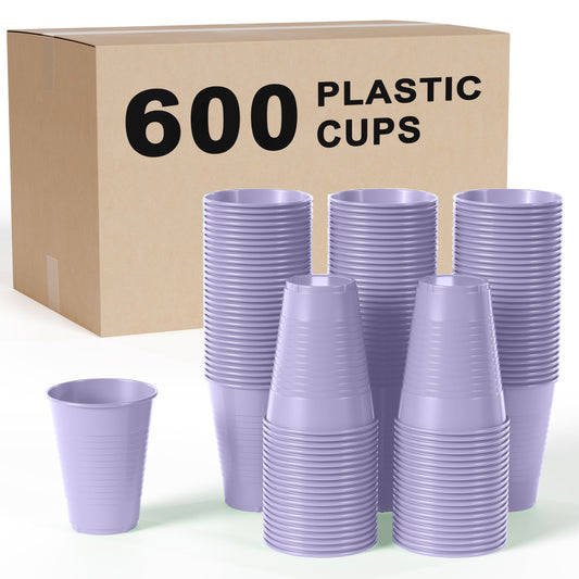 12 Oz. Lavender Plastic Cups | Case of 600