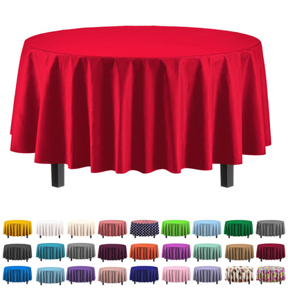 Round Red Table Cover | Case of 48
