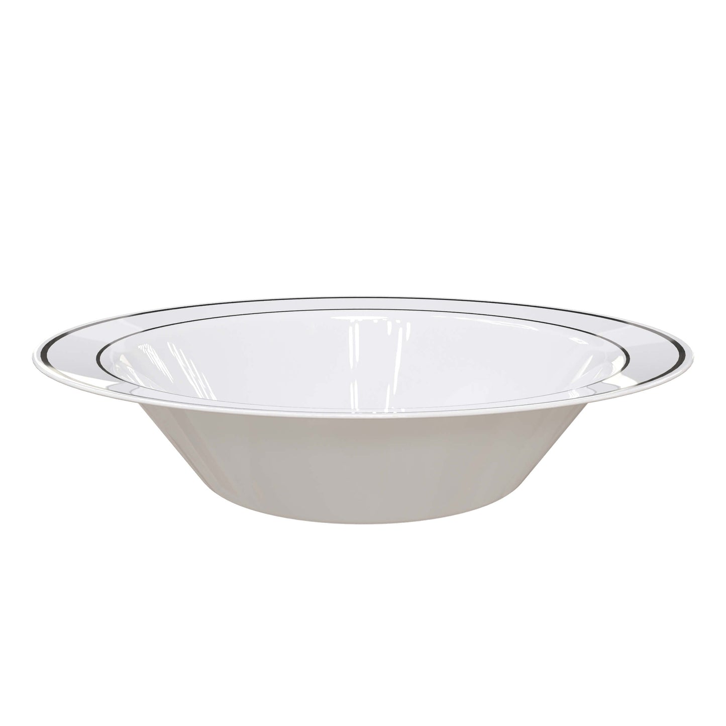 14 Oz. Gold Line Design Plastic Bowls | 120 Count