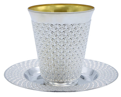 Silver Cup And Plate Set 50 Count 5.5 oz