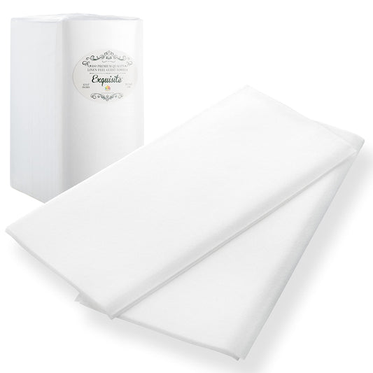 White Airlaid Linen Feel Paper Napkins | 2000 Count