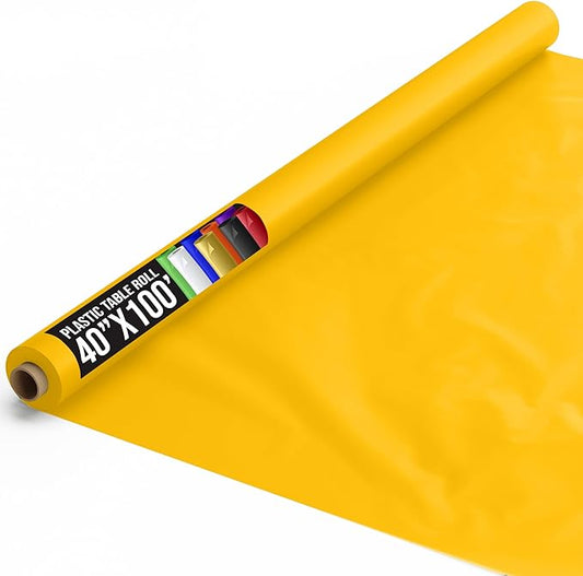 40 In. x 100 Ft. Yellow Table Roll | Case of 6